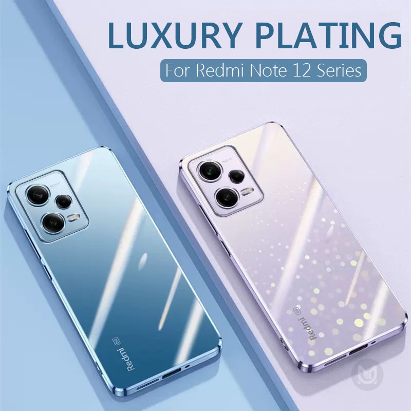 เคสซิลิโคนนิ่ม แบบใส สําหรับ Xiaomi Redmi Note 12 Pro Plus 12S 12Pro 12Pro