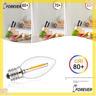 Forever หลอดไฟคริสตัล LED E12 E14 2200K 2700K 6000K สีขาวอบอุ่น