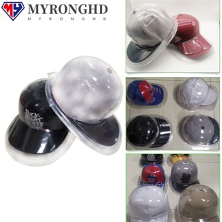 Myronghd กล่องพลาสติก กันฝุ่น สําหรับเก็บหมวกเบสบอล