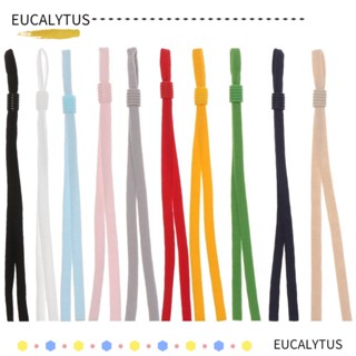 EUTUS 50 ชิ้น หัวเข็มขัด ยืดหยุ่น ปรับได้ อุปกรณ์เสริม เชือก เชือก DIY ผ้าพันคอปาก