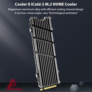 Cooler II iCold-2 หม้อน้ําฮีทซิงค์อลูมิเนียม กันฝุ่น NVME NGFF M.2 [Woodrow.th]