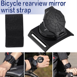 Bike Bicycle Wrist Wear Armband Cycling Rotatable Rear View Mirror Accessory