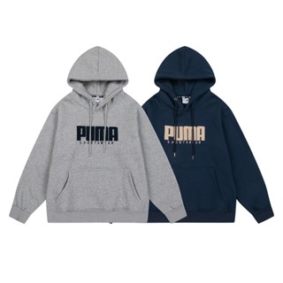 Fashion PU54MA เสื้อกันหนาวลําลอง มีฮู้ด ปักลาย สําหรับผู้ชาย และผู้หญิง