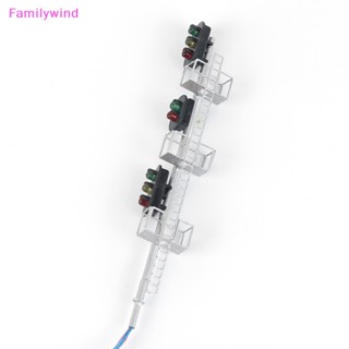 Familywind&gt; ไฟจราจร 1:87 3V 12V อุปกรณ์เสริม สําหรับรถไฟ ไดโอราม่า