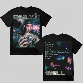 เสื้อยืดคุณภาพดี  เสื้อยืดผ้าฝ้าย เสื้อวง 1Mill ใครสาย Hiphop แนะนำครับ สวยจัด Bootleg T-shirt