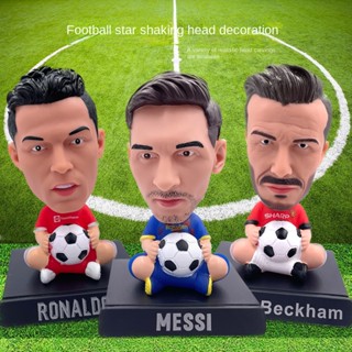 Football Basketball Star Player Car Decoration Bobble Head Doll Creative Simulation Massey C Ronemar Doll Car doll decoration car interior