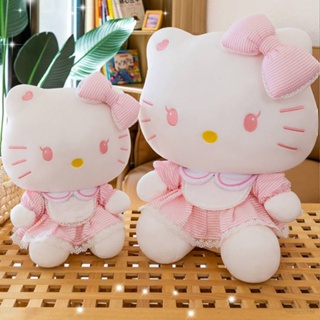 หมอนตุ๊กตานุ่ม รูปการ์ตูน Sanrio Hello Kitty ขนาด 55 ซม. เหมาะกับของขวัญ สําหรับตกแต่งบ้าน