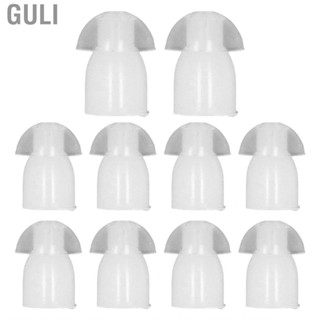 Guli 10Pcs Tube Earphones Earplugs Silicone For  Headset Replacement