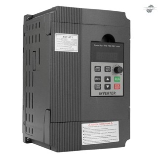 {fly} ตัวควบคุมความเร็วความถี่ VFD 2.2KW 12A 220 V AC มอเตอร์ไดรฟ์ เฟสเดียว อินเวอร์เตอร์สามเฟส AT1-2200S