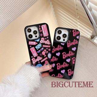 []- เคสโทรศัพท์มือถือ พิมพ์ลายการ์ตูนบาร์บี้ สําหรับ Iphone 14pro max 14pro 14plus 14 13pro max 13pro 13 12 12pro 12pro max