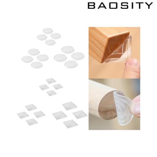 [Baosity] แผ่นซิลิโคน กันลื่น สําหรับรองขาเฟอร์นิเจอร์ โต๊ะ เตียง โซฟา 4 ชิ้น