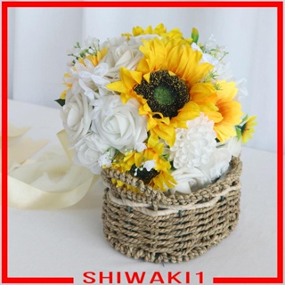 [Shiwaki1] ช่อดอกไม้ประดิษฐ์ แฮนด์เมด หรูหรา สําหรับงานแต่งงาน งานปาร์ตี้