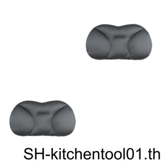 หมอนโฟม 3D 1/2 ระบายอากาศ ใส่สบาย สีเทาเข้ม สําหรับนอนหลับ นอนไข่