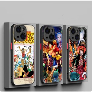 เคสโทรศัพท์มือถือนิ่ม กันเลนส์ ลาย One piece Luffy Sabo สําหรับ iPhone 12 13 Plus 14 Pro Max SXC51