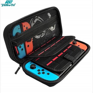 Rctown กระเป๋าเคส สําหรับใส่จัดเก็บเกมคอนโซล Nintendo Switch พร้อมช่องใส่การ์ดเกม 20 ช่อง