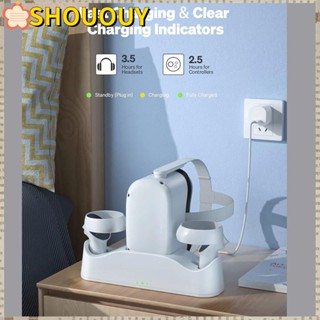 Shououy แท่นชาร์จ VR แบบชาร์จเร็ว สําหรับบ้าน 2 ชิ้น