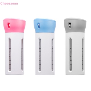 Cheesenm 4 In 1 ขวดเปล่าใส่สบู่เจลอาบน้ํา กันรั่วซึม เติมได้ สําหรับเดินทาง