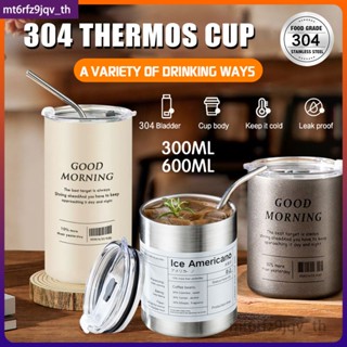 แก้วเก็บความเย็น แก้วกาแฟ เก็บความเย็น สแตนเลส ขนาด 600 มล. ความจุขนาดใหญ่