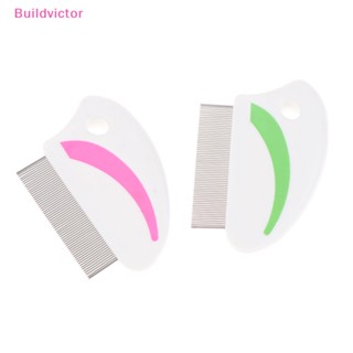 Buildvictor หวีสเตนเลส แบบหนาแน่น สําหรับสัตว์เลี้ยง สุนัข