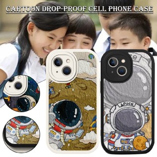 Cute Astronaut Phone Case Protective Case for iPhone 11/12/13/14/Pro/Plus/ProMax