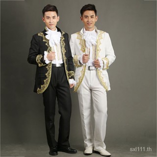 [New] new European-style court dress Prince dress Romeo dress Earl guard suit mens stage drama performance costume EMQR