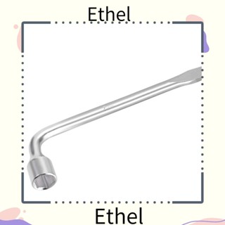 Ethel1 ประแจขันน็อตล้อ หกเหลี่ยม เหล็ก ทรงตัว L 21 มม. 45# สีเงิน แบบเปลี่ยน|งานก่อสร้างช่างไม้