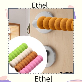 Ethel1 อุปกรณ์ป้องกันมือจับประตู ป้องกันการชน เพื่อความปลอดภัยของเด็ก สําหรับตกแต่งบ้าน 2 5 ชิ้น