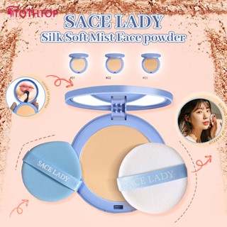 Sace Lady Natural Nude Makeup Bb Foundation Waterproof Long Lasting Powder Spf50/pa+++ 8g Oil-control Compact Powder Waterproof Matte Face Powder [TOP]