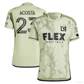 Ani 2023 Acosta LAFC Jersey เสื้อยืดลําลอง แขนสั้น คอกลม พลัสไซซ์ เหมาะกับการเล่นกีฬา