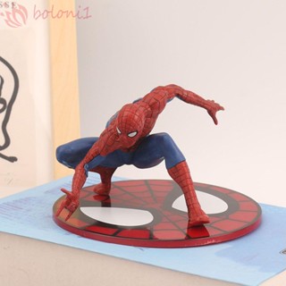 [COD] ตุ๊กตาฟิกเกอร์ Spiderman Action Figures Kawaii Superhero ขนาดเล็ก สําหรับตกแต่ง