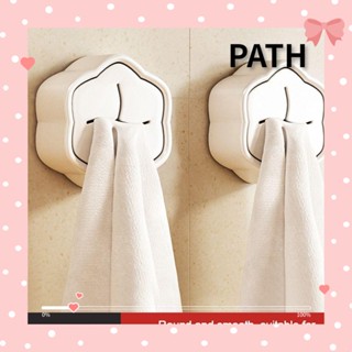 Path คลิปหนีบผ้าเช็ดจาน ผ้าขนหนู ไม่ต้องเจาะ ใช้สะดวก มีกาวในตัว สําหรับห้องครัว ห้องน้ํา 2 5 ชิ้น