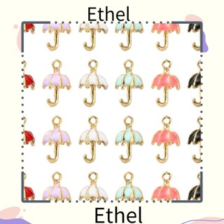 Ethel1 เครื่องรางแขวนร่ม โลหะผสม สไตล์วินเทจ 6 สี 30 ชิ้น 30 ชิ้น