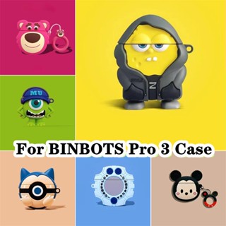 【imamura】เคสหูฟัง แบบนิ่ม ลายการ์ตูน สําหรับ BINBOTS Pro 3 Pro 3