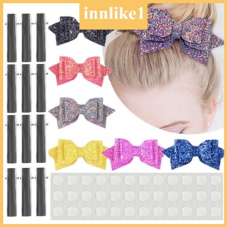 Innlike1 ชุดอุปกรณ์ทําโบว์ กิ๊บติดผม แฮนด์เมด ทนทาน สําหรับผู้เริ่มต้น DIY