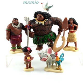 Mxmio โมเดลตุ๊กตาฟิกเกอร์ อนิเมะเจ้าหญิง Moana Makeatutara Maui Chief ของเล่นสําหรับเด็ก