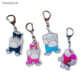 SANRIO Yescont พวงกุญแจ จี้การ์ตูน Melody Hello Kitty Kulomi สําหรับห้อยกระเป๋าเป้สะพายหลัง หูฟัง กระเป๋า