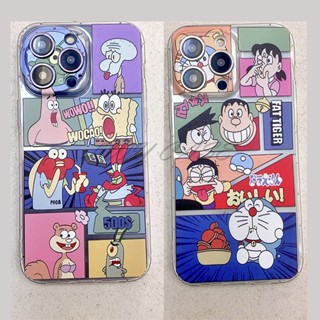 เคสโทรศัพท์มือถือ สําหรับ Xiaomi 12 Lite 12T 12 Pro Mi 8 Lite Mi 9 SE Mi 11 Lite 11 Pro Mi 10 Pro 10 Lite 10s 10T Pro 11T Pro Poco F3 X2 X3 Pro NFC M4 C40 Mi CC9 Pro Mi Cc9e เคสนิ่ม ลายสพันจ์บ็อบ โดราเอมอน