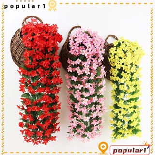 Popular ดอกไม้ประดิษฐ์ ผ้าไหม สีม่วง สําหรับตกแต่งบ้าน