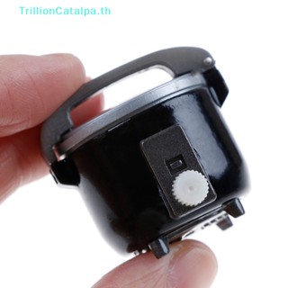 Trillioncatalpa หม้อหุงข้าวจิ๋ว 1:12 สําหรับบ้านตุ๊กตา