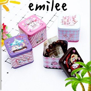 Emilee กระปุกดีบุกอลูมิเนียม หลายสไตล์ สําหรับครีมบาล์ม กล่องโลหะ ขวดรีฟิล