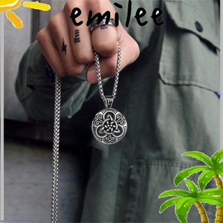 EMILEE จี้สร้อยคอแฟชั่น สไตล์ฮิปฮอป วินเทจ แนวสตรีท