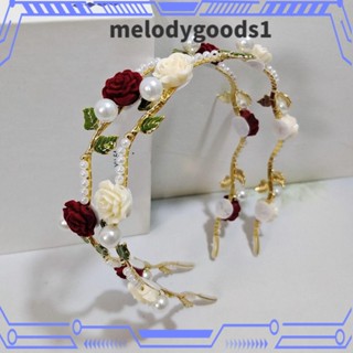 Melodygoods1 ที่คาดผมเด็กผู้หญิง เถากุหลาบ รัดเกล้า เครื่องประดับผม