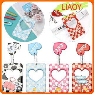 Liaoy ที่ใส่บัตร PVC DIY ป้องกันบัตรธนาคาร