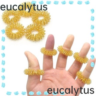 Eucalytus1 แหวนนวดนิ้ว เหล็กพรีเมี่ยม Φ2.5 ซม. คลายเครียด