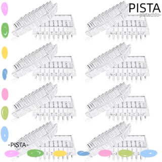 PISTA ปลอกสวมหุ้มขาเก้าอี้ โซฟา ทรงสี่เหลี่ยม แบบใส ใส่สบาย 16 ชิ้น