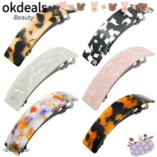 Okdeals ปิ่นปักผมหางม้า ทรงโค้ง สไตล์เรโทร