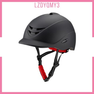 [Lzdyqmy3] หมวกขี่ม้า แบบพกพา ปรับได้ สําหรับผู้ชาย และผู้หญิง