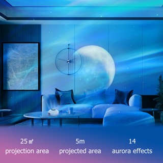 MR.ILLUMINATION โคมไฟฉายยูเอฟโอ Aurora Star Sky Projector USB Powered Bedroom Ambient Light