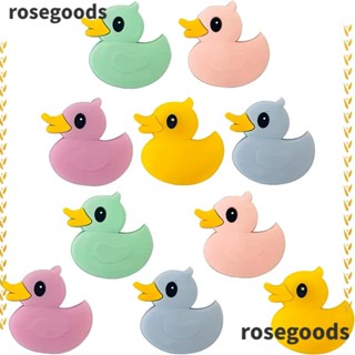 Rosegoods1 ลูกปัดซิลิโคน รูปสัตว์ เป็ด หลากสี สําหรับผู้ใหญ่ DIY