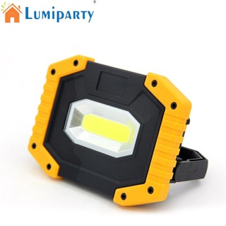 Lumiparty ไฟสปอตไลท์ฉุกเฉิน 30w แบบพกพา ชาร์จ Usb แบตเตอรี่ 1000mah สําหรับตั้งแคมป์